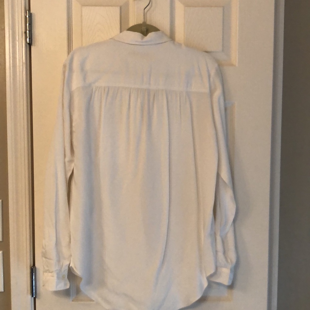 Loft NWT white button down - Picture 4 of 4